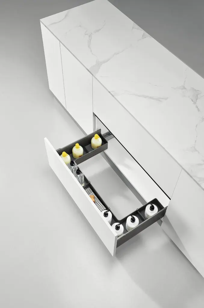 Encanto U-Shaped Basket Under Sink — kitchen & wardrobe storage hardware | N51 Living (view 1)