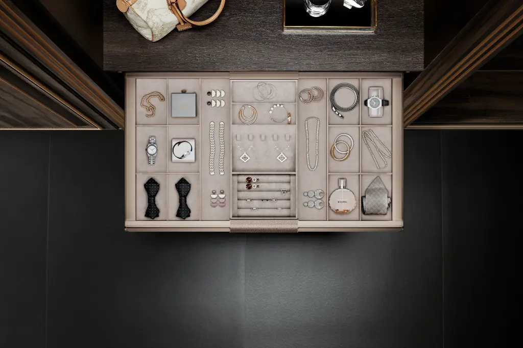 Violet Series Soft-Close Jewelry Shelf — kitchen & wardrobe storage hardware | N51 Living (view 1)