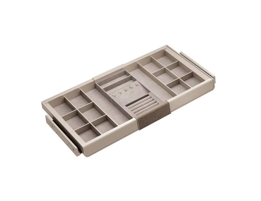 Violet Series Soft-Close Jewelry Shelf — kitchen & wardrobe storage hardware | N51 Living (view 3)