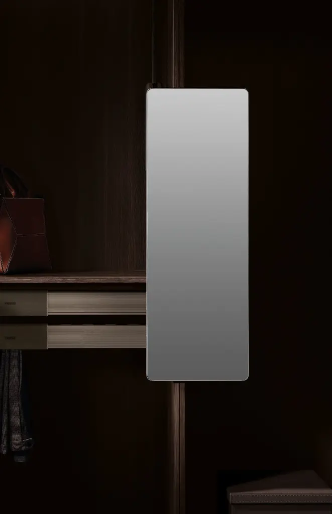Violet Slidable Rotating Mirror — kitchen & wardrobe storage hardware | N51 Living (view 1)