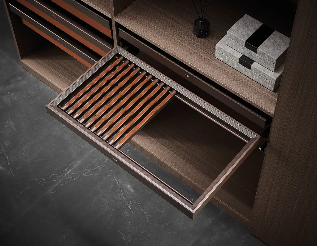 Ralphie Series Soft-Close Trouser Rack — kitchen & wardrobe storage hardware | N51 Living (view 5)