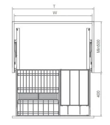 Multifunctional Basket w Slideable Cutlery Tray-3.webp