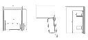 Encanto Side Basket Attached Door Under Sink — kitchen & wardrobe storage hardware | N51 Living (view 2)