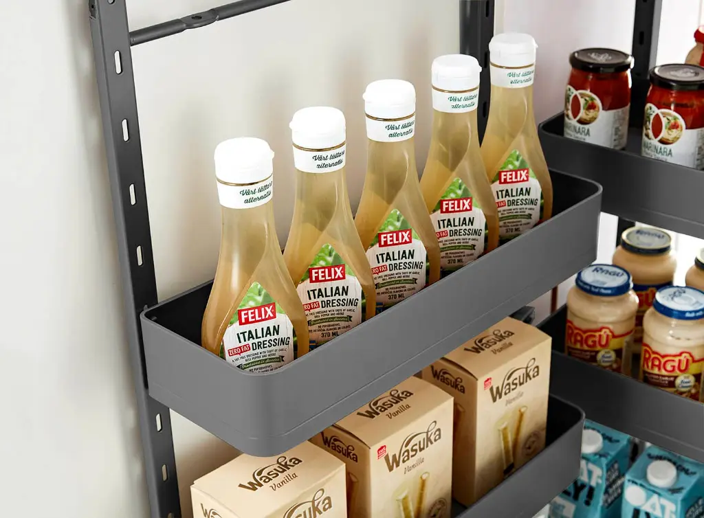 Encanto Pantry Roll-out Basket (450mm) — kitchen & wardrobe storage hardware | N51 Living (view 2)