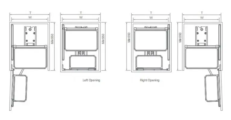 Encanto Pantry Roll-out (450mm) — kitchen & wardrobe storage hardware | N51 Living (view 4)