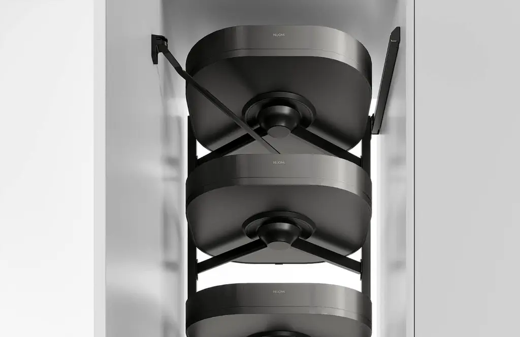 Rotatable Multifunctional Pantry — kitchen & wardrobe storage hardware | N51 Living (view 3)