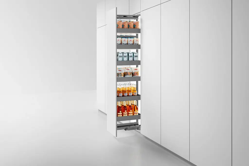 Revolving Soft Close Tall Unit (300mm) — kitchen & wardrobe storage hardware | N51 Living (view 3)