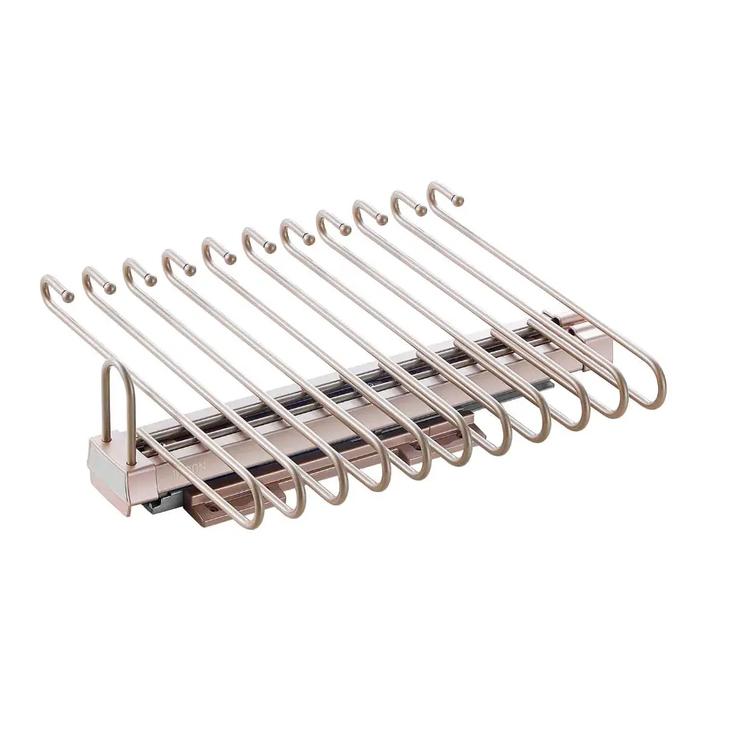 Violet Top-Install S-Shaped Trouser Rack — kitchen & wardrobe storage hardware | N51 Living