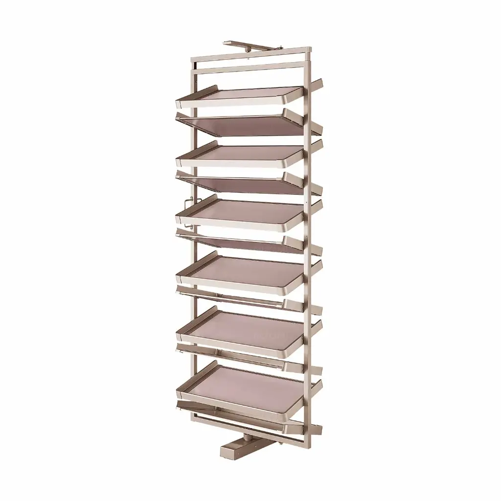 Violet 360° Rotatable Multi-tier Shoes Rack — kitchen & wardrobe storage hardware | N51 Living (view 4)