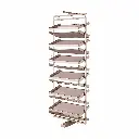 Violet 360° Rotatable Multi-tier Shoes Rack — kitchen & wardrobe storage hardware | N51 Living (view 4)