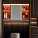 Violet Series Smart Makeup Cabinet with Mirror — kitchen & wardrobe storage hardware | N51 Living (view 1)
