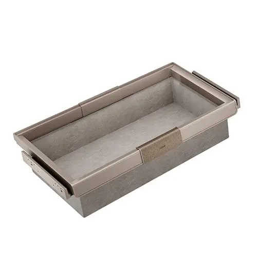 Violet Series Soft-Close Velvet Basket — kitchen & wardrobe storage hardware | N51 Living (view 3)