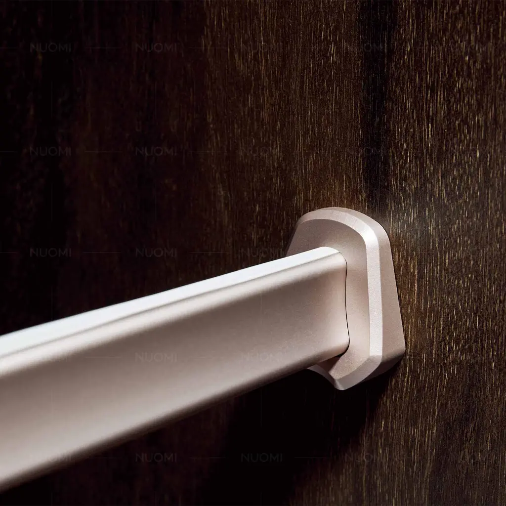 Violet Series Trapezoid Aluminum Alloy Clothes Rail — kitchen & wardrobe storage hardware | N51 Living (view 2)