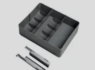 Ultra Slim Drawer Box — kitchen & wardrobe storage hardware | N51 Living (view 1)