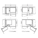 Encanto Magic Corner (Left Open) — kitchen & wardrobe storage hardware | N51 Living (view 2)