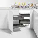 Encanto Magic Corner (Right Open) — kitchen & wardrobe storage hardware | N51 Living (view 1)