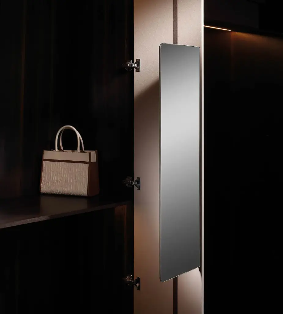 Violet Slidable Rotating Mirror