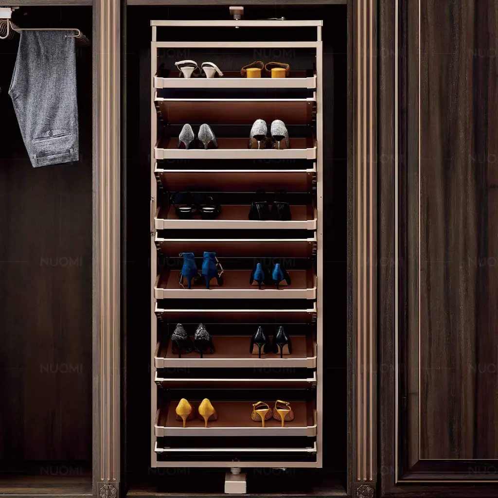 [6052303] Violet 360° Rotatable Multi-tier Shoes Rack