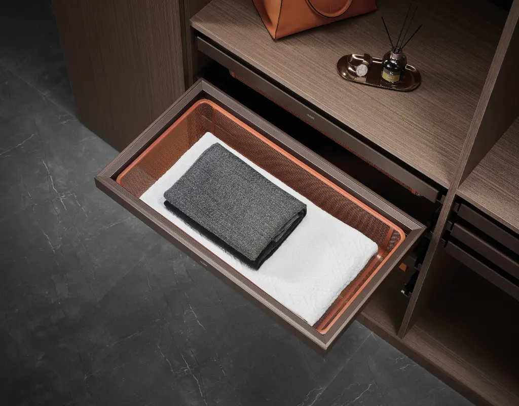 [6110180] Ralphie Series Soft-Close Grid Basket (Highclass Grey)