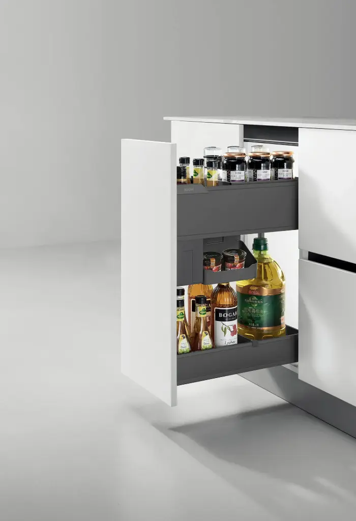 [3184001] Encanto Pull-out Seasoning Basket With Slidable Drawer (364 x 471 x 552mm)