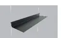 *L-Shaped Wall Mounted Aluminum Shelving