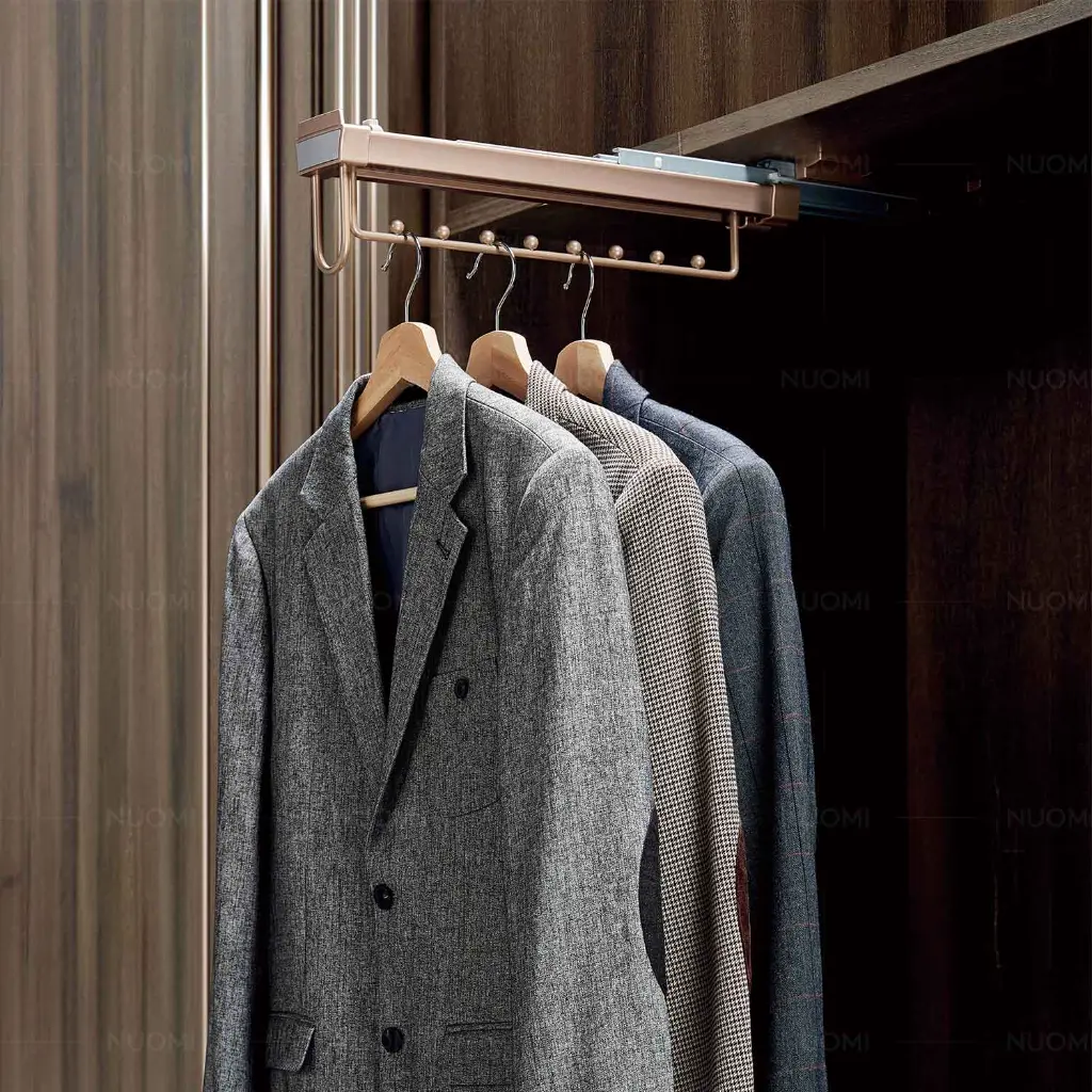 [6051301] Violet Top-Install Clothes Rack (120 x 368 x 135mm)