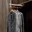 Violet Top-Install Clothes Rack